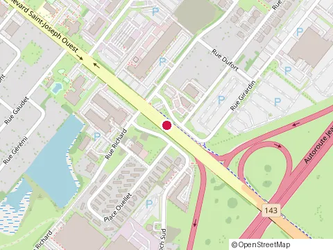 Location of Restaurant Scores (Drummondville) at 120 boulevard Saint-Joseph, Drummondville