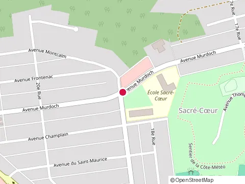 Location of Resto/Bar À Vin le Cellier at 126 avenue Murdoch, Rouyn-Noranda