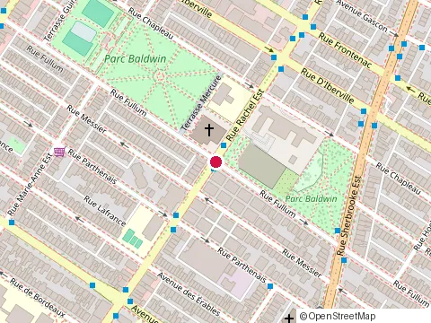Location of Rparations et Travaux Rsidentiels Lah at 2277 Rue Rachel E, Montréal