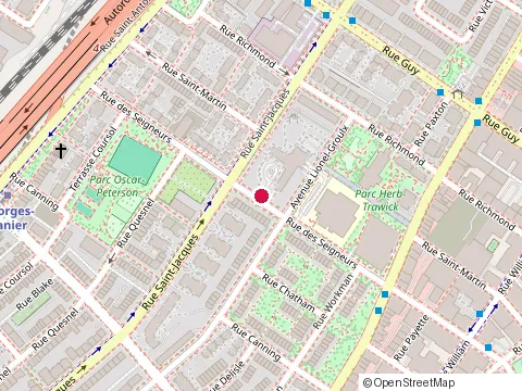 Location of Ryu at 388 Rue Richmond, Montréal