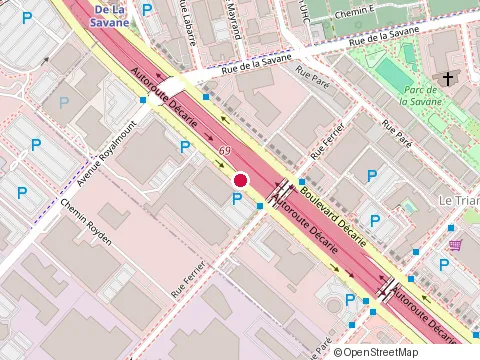 Location of S N C Lavalin Inc at 8000 boulevard Décarie, Montréal