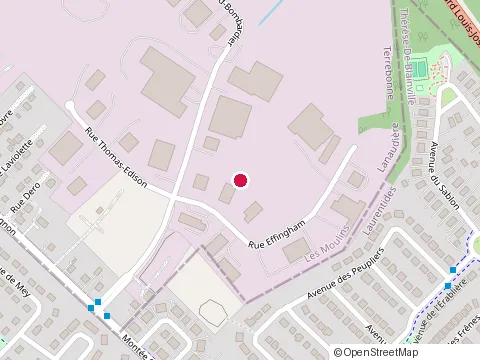 Location of Scelltech Inc at 1875 Rue Thomas Edison, Terrebonne