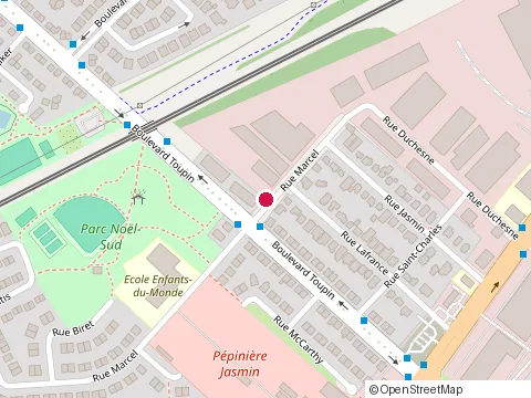 Location of Seguin Morris at Rue Marcel Saint-Laurent 2675, Saint-Laurent