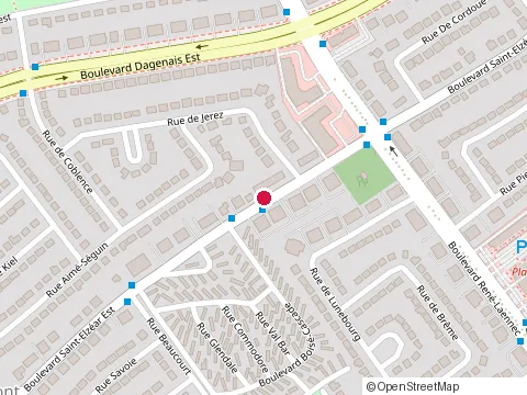 Location of Services Techniques Claude Drouin at 180 boulevard Saint-Elzear O, Laval