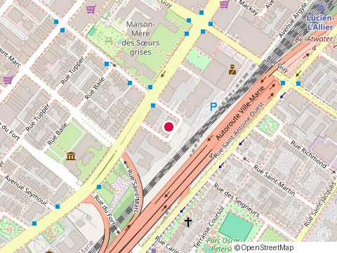 Location of Shaughn Apartments at 1770 Rue Joseph Manseau, Montréal
