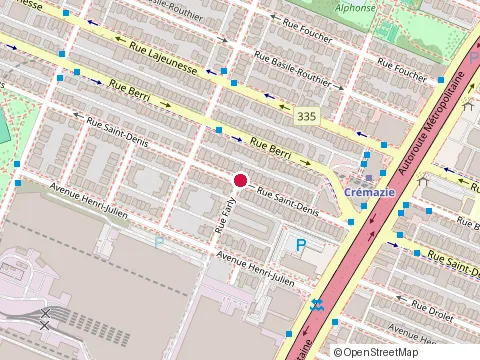 Location of Simon Ducamin - Century 21 at 8724 rue Saint-Denis, Montréal
