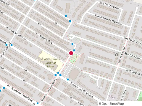 Location of Smart Paint at 7068 avenue Guy, Anjou