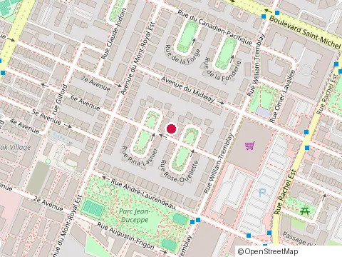 Location of St Luc Habitation Inc at 4320 6E Av, Montréal