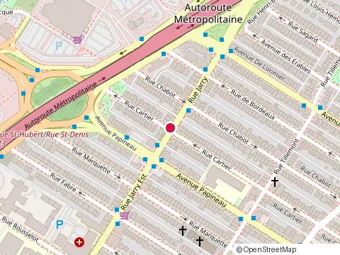 Location of St-Gregoire-le-Grand at 7950 Rue Cartier, Montréal