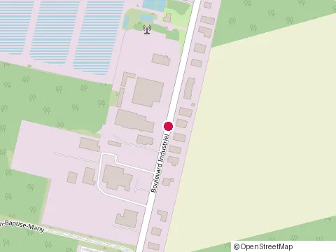 Location of Structures Sim-Con Inc at 7945 Boulevard Industriel, Chambly