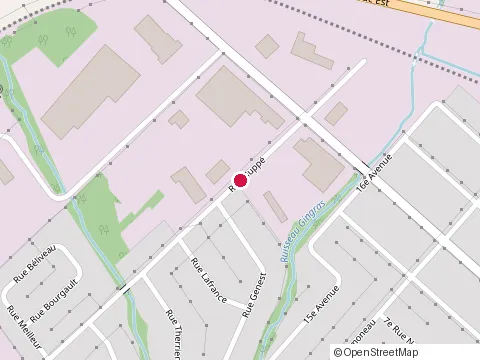 Location of Techno Pieux Thetford at 1191 Rue Huppé, Thetford Mines