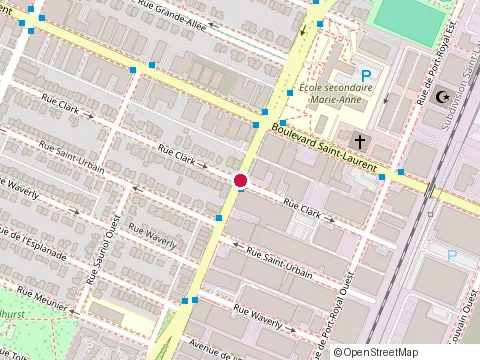 Location of Teng Inc. at 9880 Clark St, Montréal