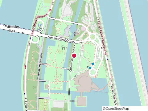 Location of Terrace The Garden at 1 Avenue du Casino, Montréal