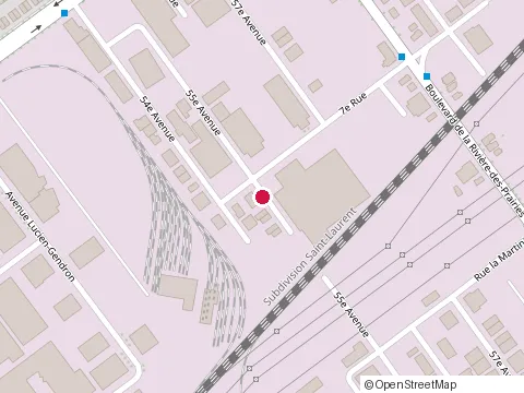Location of Terrassement du Nord at 11774 55E Avenue, Montréal