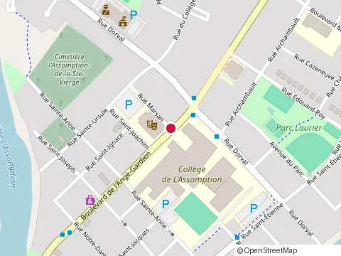 Location of Théâtre Hector-Charland at 225 Bd de l'Ange-Gardien, L'Assomption