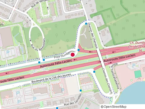 Location of Villa Elina at 21700 Trans-Canada Hwy, Vaudreuil-Dorion