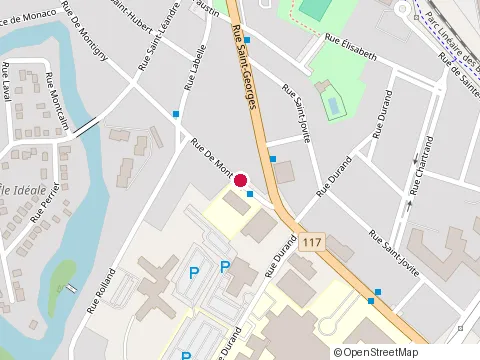 Location of Vitroplus / Ziebart at 2 Rue Saint-Georges, Saint-Jérôme
