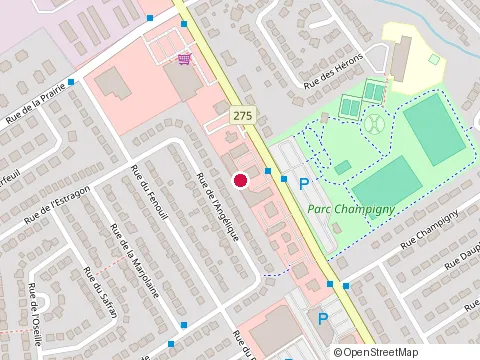 Location of Yuzu Sushi Express at 1015 Rue du Basilic, Lévis