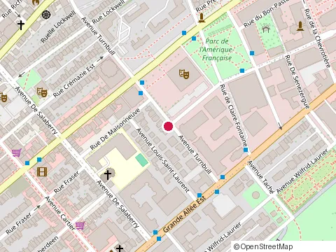Location of 47E Parallèle at 333 Rue Jacques-Parizeau, Québec