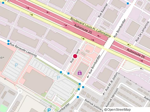 Location of A & W Anjou at 7550 Rue Beclard, Anjou