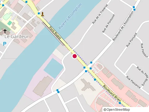 Location of Acupuncture Lynne Bradley at 258 boulevard Brien, Repentigny