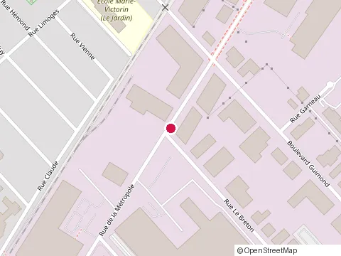 Location of Afcor Construction at 2385 Rue de la Métropole, Longueuil