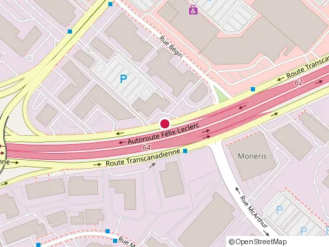 Location of Aguib Creations Inc at 7355 Trans Canada Route #105, Montréal