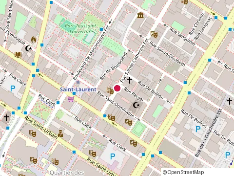 Location of Allô Mon Coco Ste-Catherine Est at 70 St Catherine St E, Montréal