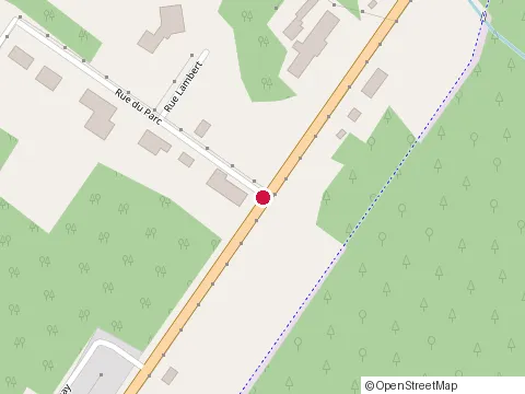 Location of American Structures at 1084 du Parc, Thetford Mines