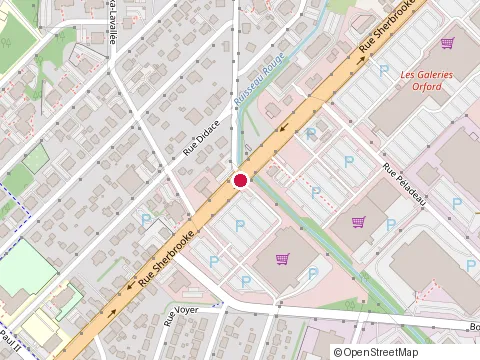 Location of Amir at 1755 Rue Sherbrooke, Magog