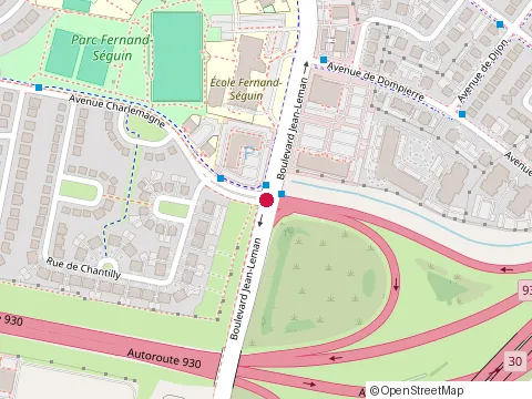 Location of Amir at 210 Boulevard Jean-Leman, Candiac