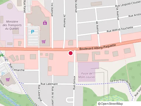 Location of Amir Mont Laurier at 999 Bd Albiny Paquette, Mont-Laurier