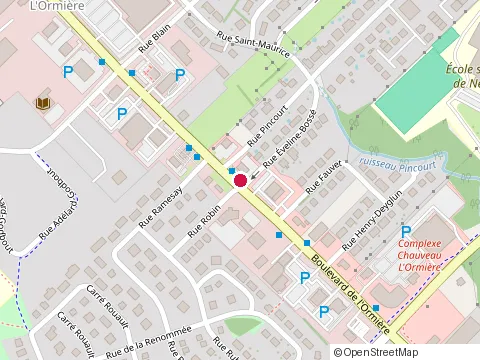 Location of Amir Neufchâtel at 9280 Boulevard de l'Ormière, Québec