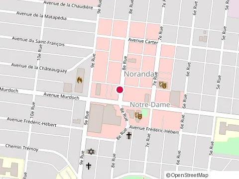 Location of Anne Lessard, Psychoéducatrice at 117 8E Rue, Rouyn-Noranda