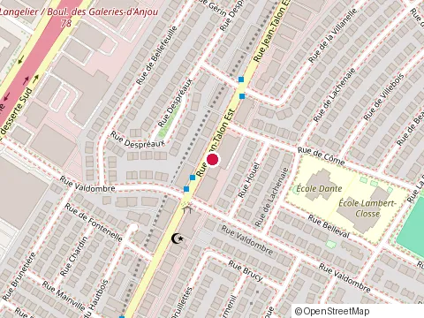 Location of Antoine Laoun at 6028 Rue Jean-Talon E, Saint-Léonard