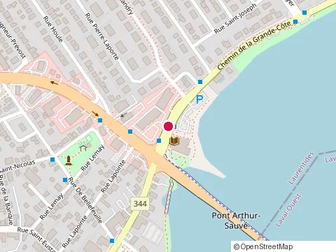 Location of Arahova Souvlaki at 5 chemin de la Grande-Cote, Saint-Eustache
