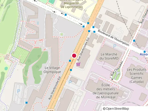 Location of Assessmed at 5199 Sherbrooke St E, Montréal