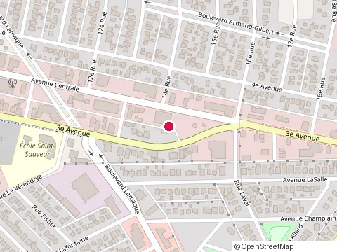 Location of au Petit Cornet at 230 3E Avenue, Val-d'Or