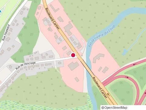 Location of Auberge de la Pointe at 10 Bd Cartier, Cartier