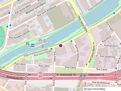 Location of Bam Concept at 5140 Saint-Patrick St., Montréal