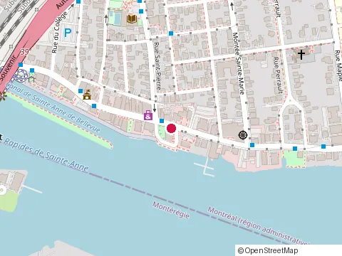 Location of Belle-Vue Resto-Bar at 70 Rue Sainte-Anne # A, Sainte-Anne-de-Bellevue