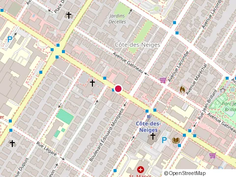 Location of Bergham Côte-des-Neiges at 5536A Chem. de la Côte-des-Neiges, Montréal