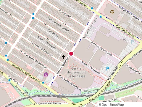 Location of Bixi Montréal at 5945 avenue de Gaspé, Montréal