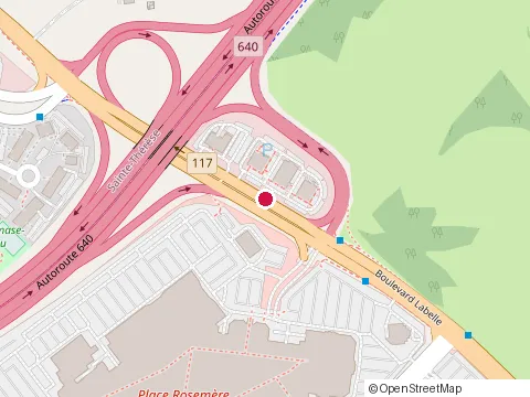 Location of Boeuf Cochon Steak+Bar (Rosemere) at 407 boulevard Labelle, Rosemère