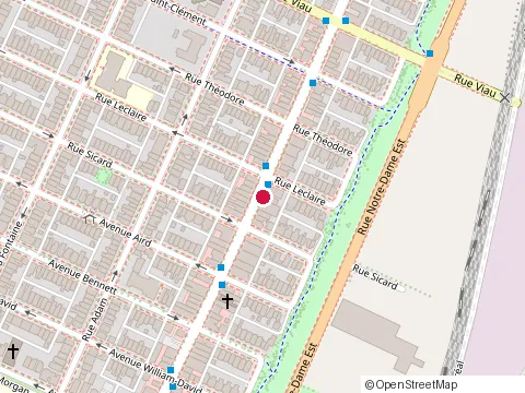 Location of Brilliance at 5700 avenue Victoria, Montréal