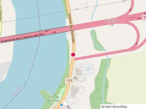 Location of Burger King at 2360 Chemin des Patriotes, Richelieu