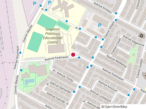 Location of C.A.R.E., Centre d'Activités Récréatives et Éducatives at 5785 Avenue Parkhaven, Côte Saint-Luc