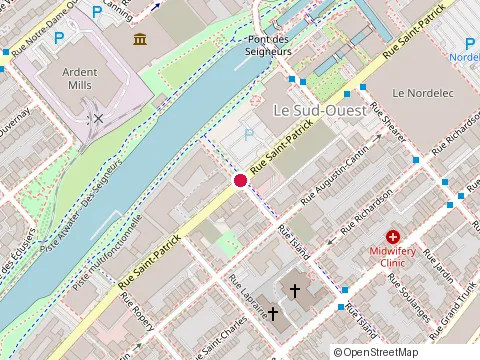 Location of Cadrin &Co. at 1396 Rue Saint-Patrick Suite 200, Montréal