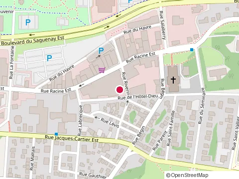 Location of Café Cambio Coopérative de Solidarité at 414 Rue Racine E, Chicoutimi