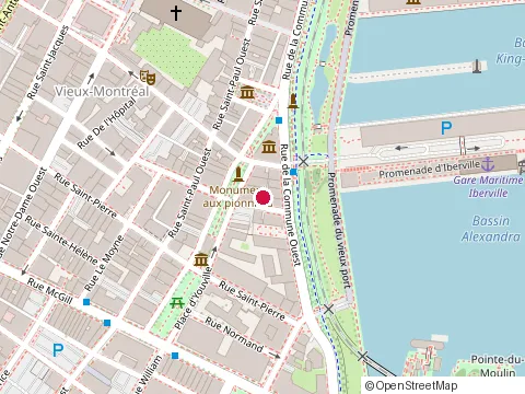 Location of Café Dépôt at O Centre de Commerce Mondial de Montreal 383 Rue Saint-Jacques, Montréal